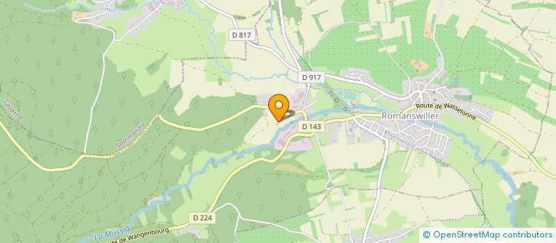 localisation de l'entreprise VIC TERRASSEMENT  ROMANSWILLER