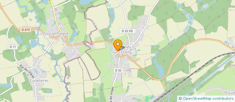 localisation de l'entreprise VIC-VIE  CHAVANNES-SUR-L'ETANG