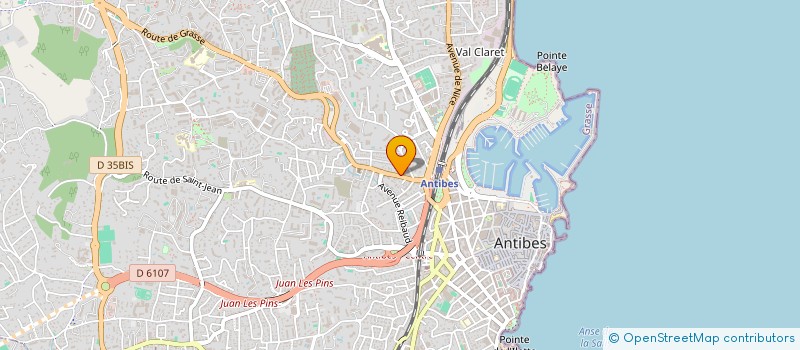 localisation de l'entreprise VICA à ANTIBES