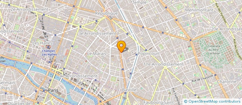 localisation de l'entreprise VICA  PARIS