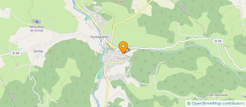 localisation de l'entreprise VICA à ASPET