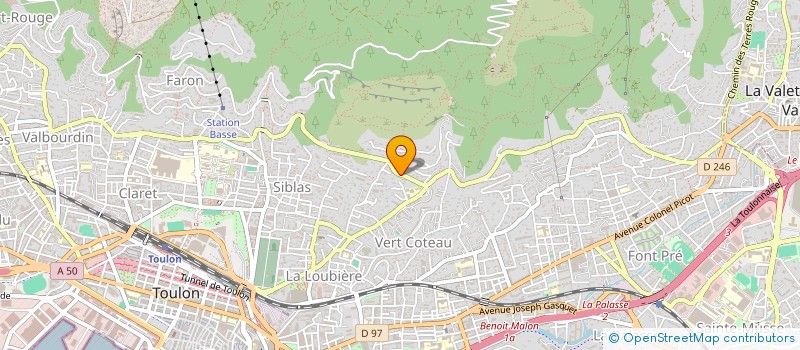 localisation de l'entreprise VICAB  TOULON