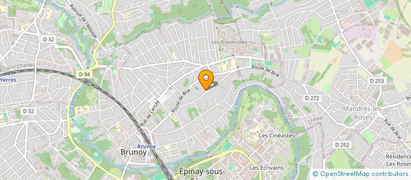 localisation de l'entreprise VICADI à BRUNOY