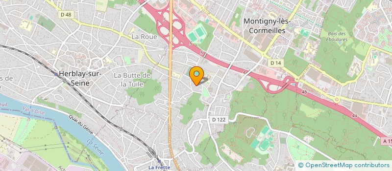 localisation de l'entreprise VICAINNE à MONTIGNY LES CORMEILLES