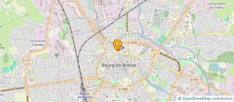 localisation de l'entreprise VICAIRE IMMO à BOURG-EN-BRESSE