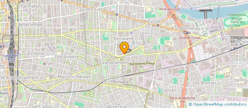 localisation de l'entreprise VICALI à BRON