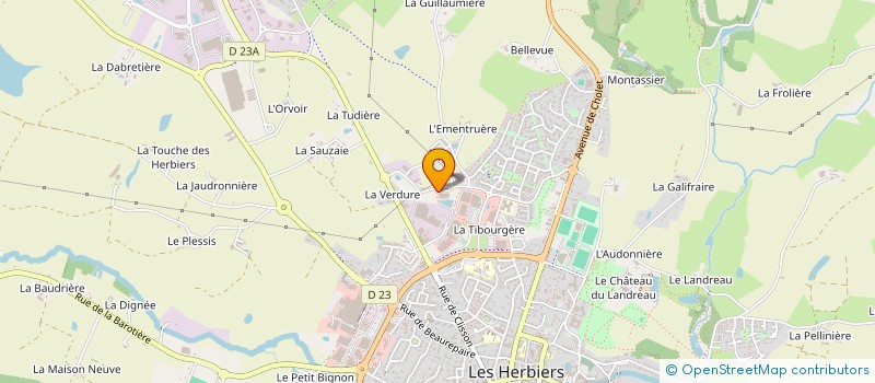 localisation de l'entreprise VICALIB à LES HERBIERS