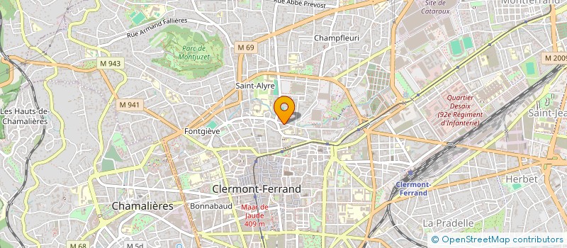 localisation de l'entreprise VICALO  CLERMONT-FERRAND