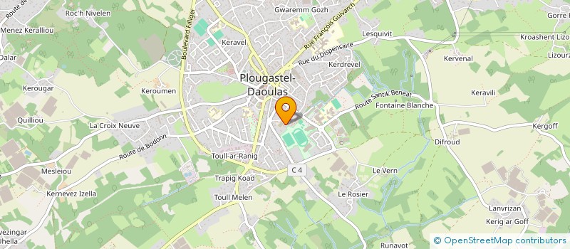 localisation de l'entreprise VICAMARO  PLOUGASTEL-DAOULAS