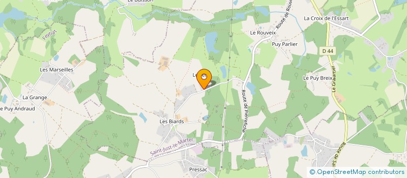 localisation de l'entreprise VICANARA  SAINT-JUST-LE-MARTEL