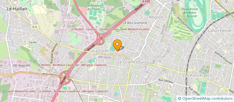 localisation de l'entreprise VICANGE IMMO  EYSINES