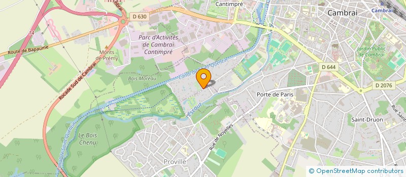 localisation de l'entreprise VICAPPART  PROVILLE