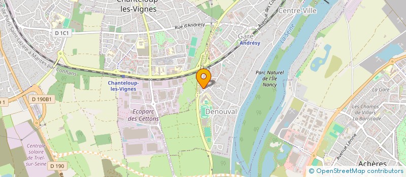 localisation de l'entreprise VICAR  ANDRESY