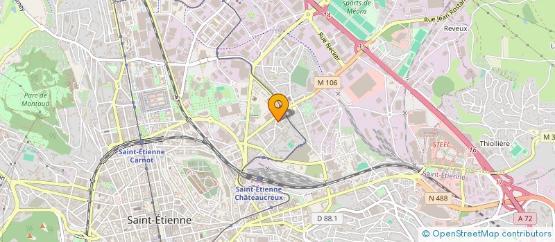 localisation de l'entreprise VICARI à SAINT-ETIENNE