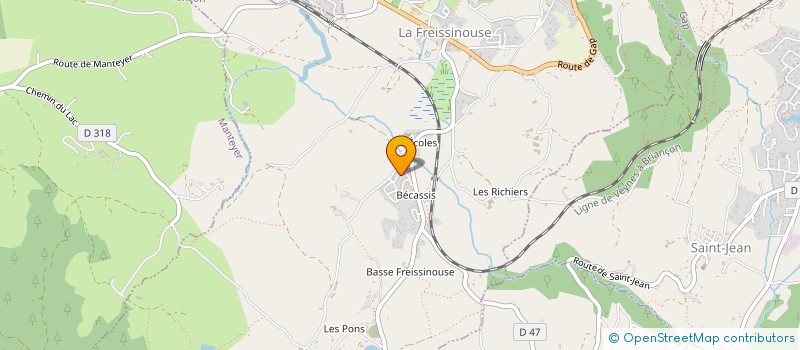 localisation de l'entreprise VICARI à GAP