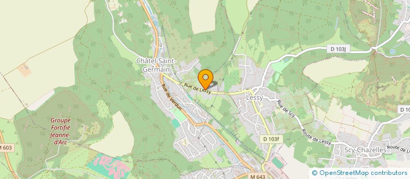 localisation de l'entreprise VICARI PICHON  CHATEL-SAINT-GERMAIN