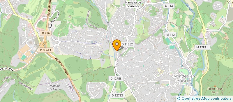 localisation de l'entreprise VICART F  SAINT-CLEMENT-DE-RIVIERE