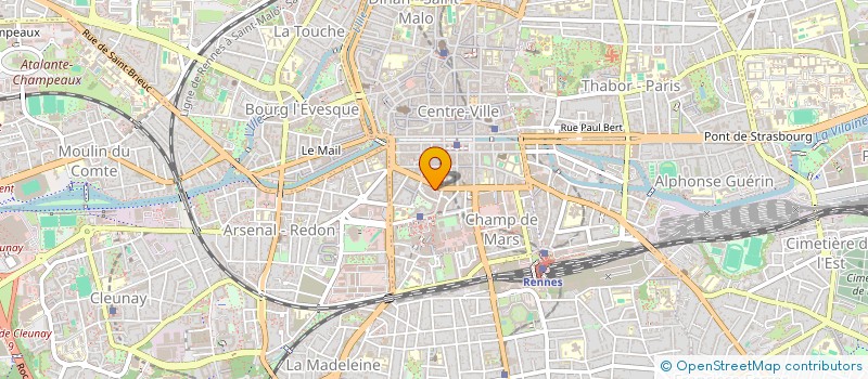 localisation de l'entreprise VICARTEM à RENNES