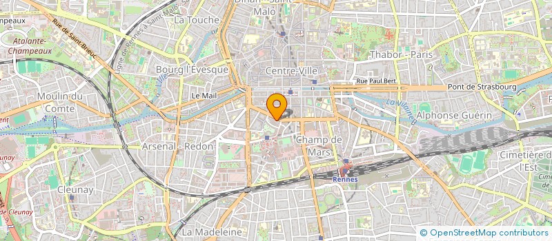 localisation de l'entreprise VICARTEM DEVELOPPEMENT  RENNES