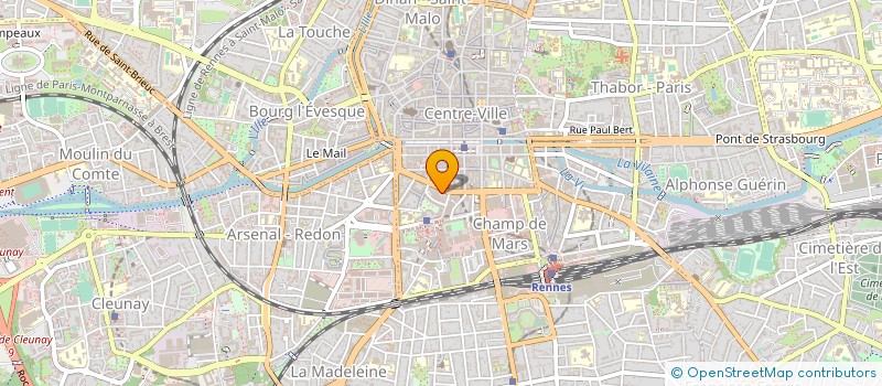 localisation de l'entreprise VICARTEM HOTELLERIE  RENNES