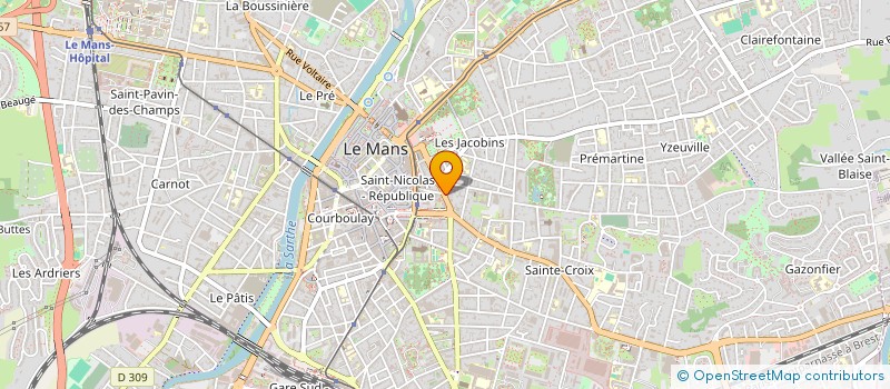 localisation de l'entreprise VICASA  LE MANS