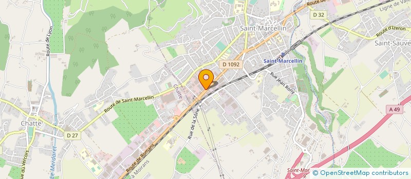 localisation de l'entreprise VICAT PATRICE ELECTRICITE GENERALE  SAINT-MARCELLIN