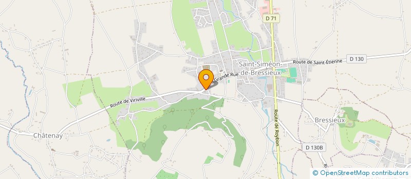 localisation de l'entreprise VICAT PHILIPPE ELECTRICITE  SAINT-SIMEON-DE-BRESSIEUX