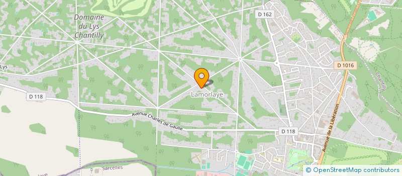 localisation de l'entreprise VICATA  CHANTILLY