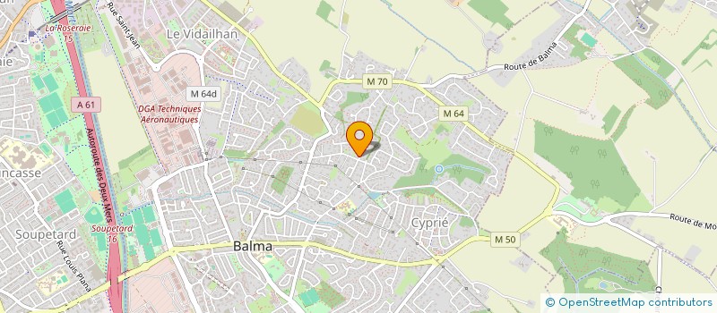 localisation de l'entreprise VICATE à BALMA