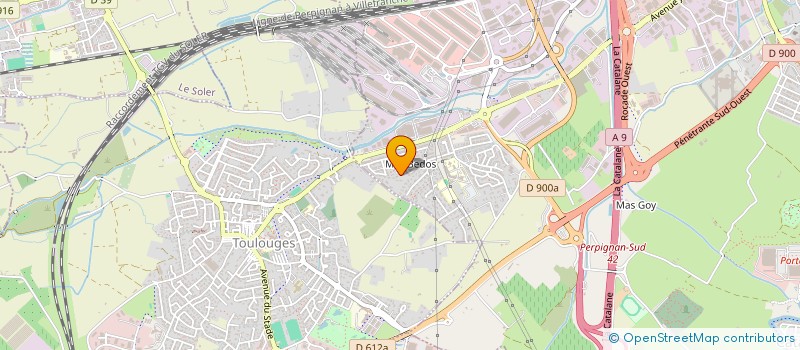 localisation de l'entreprise VICATHE  PERPIGNAN