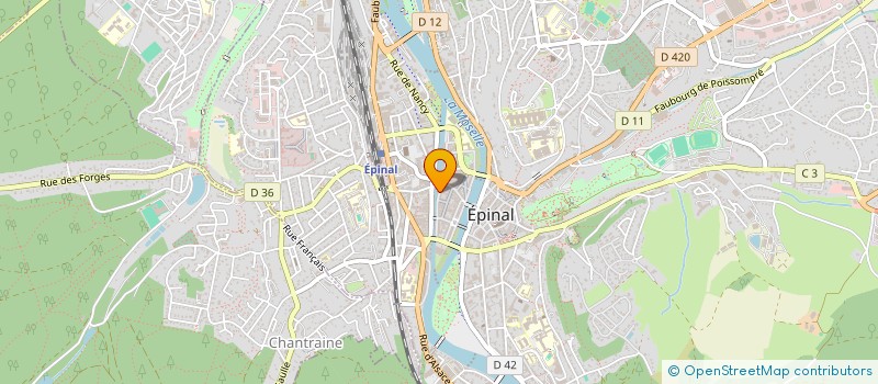 localisation de l'entreprise VICAVI à EPINAL
