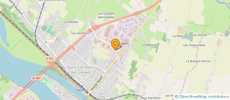 localisation de l'entreprise VICCASS à SAUMUR