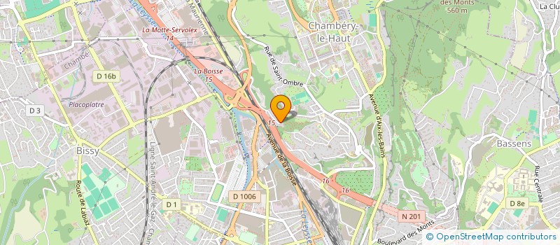 localisation de l'entreprise VICCELIUS à CHAMBERY