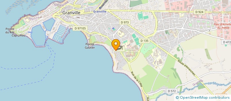 localisation de l'entreprise VICCLEM  GRANVILLE