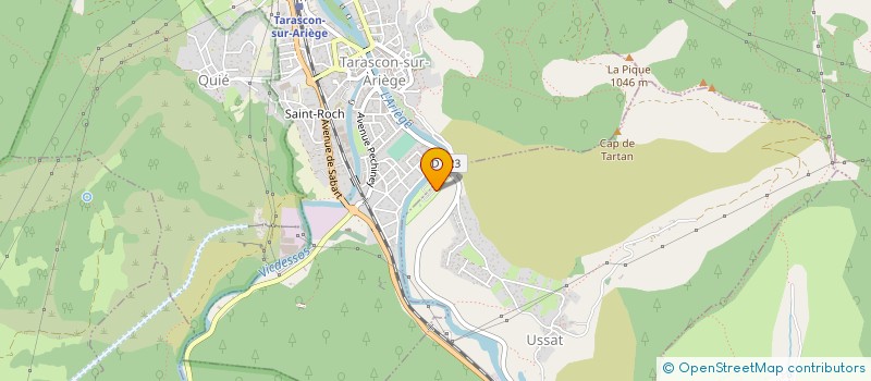 localisation de l'entreprise VICDESSOS AVENTURE LOISIRS 09 à TARASCON-SUR-ARIEGE