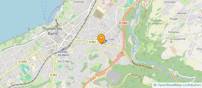 localisation de l'entreprise VICELO à THONON-LES-BAINS