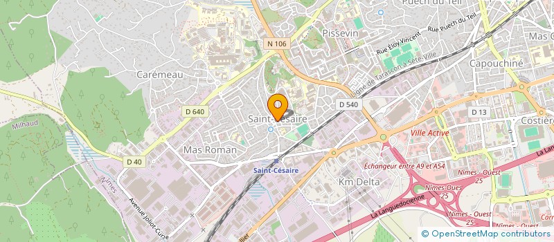 localisation de l'entreprise VICENS MIDI PRIMEUR à NIMES