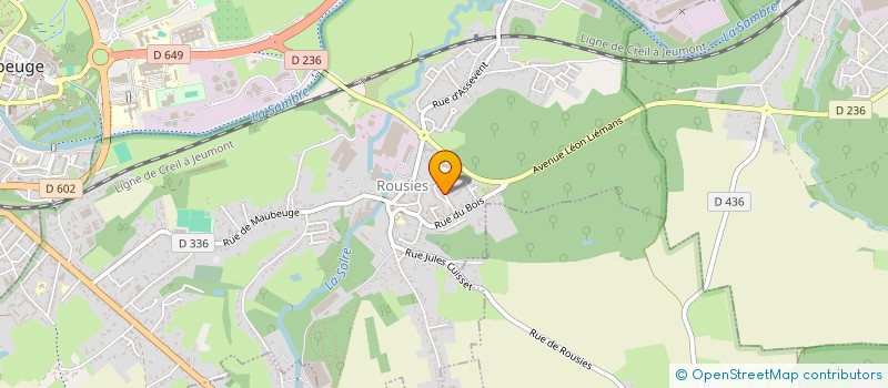 localisation de l'entreprise VICENTE 1  ROUSIES