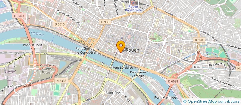 localisation de l'entreprise VICENTE à ROUEN