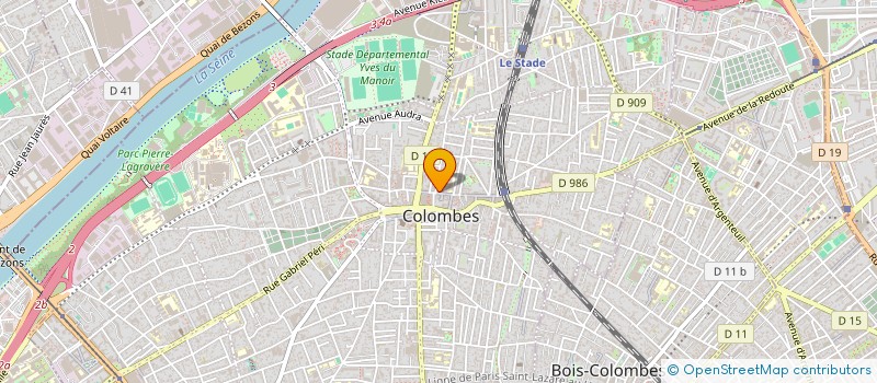 localisation de l'entreprise VICENTE BATIMENT à COLOMBES