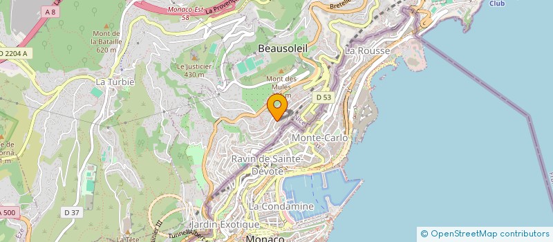 localisation de l'entreprise VICENTE PLOMBERIE à BEAUSOLEIL