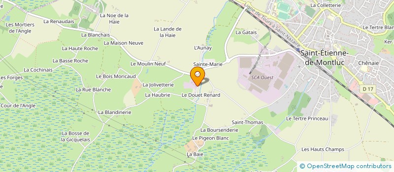 localisation de l'entreprise VICET MACONNERIE  SAINT-ETIENNE-DE-MONTLUC