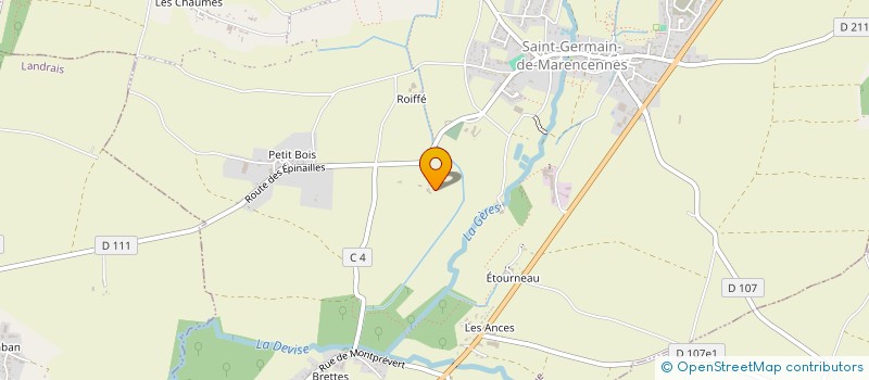 localisation de l'entreprise VICGABI  SAINT-PIERRE-LA-NOUE