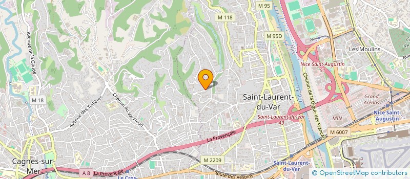 localisation de l'entreprise VICHANI à SAINT-LAURENT-DU-VAR