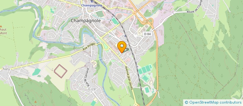 localisation de l'entreprise VICHOT  CHAMPAGNOLE