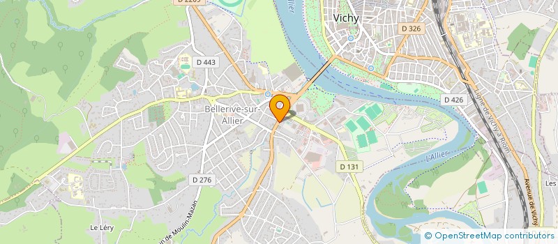 localisation de l'entreprise VICHY BAZAR à BELLERIVE-SUR-ALLIER