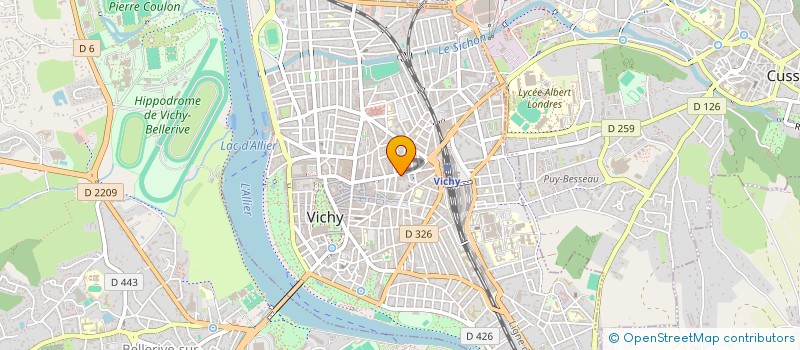 localisation de l'entreprise VICHY CT FOOD à VICHY