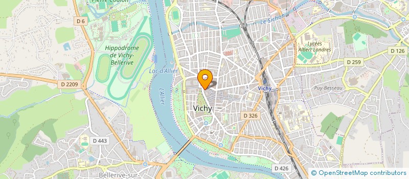 localisation de l'entreprise VICHY ECONOMIE à VICHY