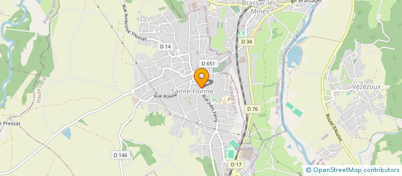 localisation de l'entreprise VICHY INFORMATIQUE à VICHY