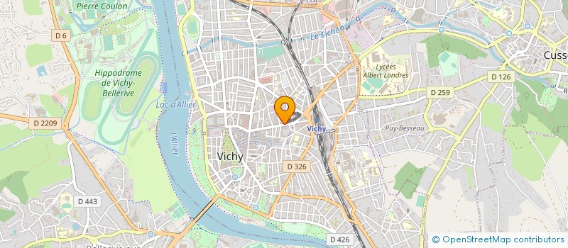 localisation de l'entreprise VICHY NETTOYAGE à VICHY